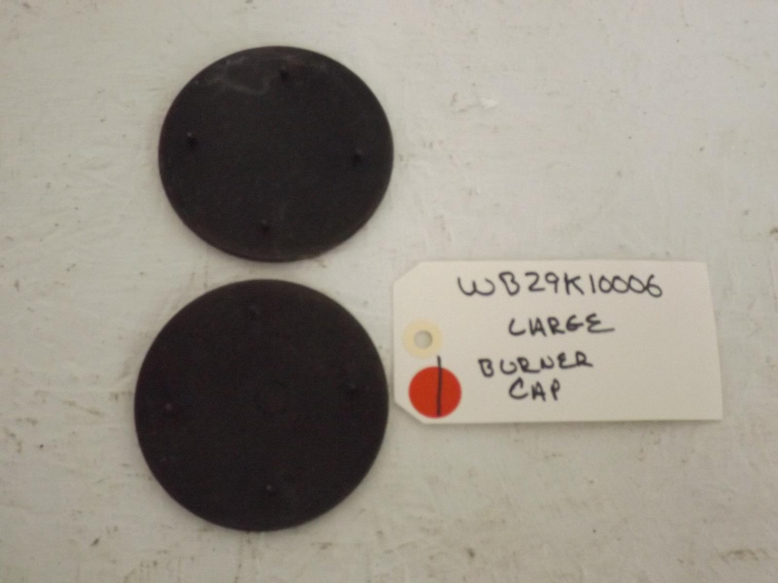 GE Stove WB29K10006 Large Burner Cap Set GE Stove WB29K10006 Large Burner Cap Set